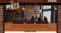 Desktop Screenshot of pintsbrewing.com