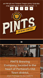 Mobile Screenshot of pintsbrewing.com